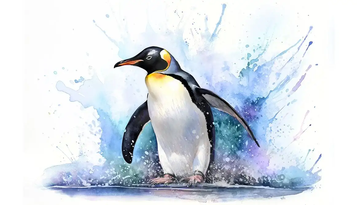 آموزش نقاشی پنگوئن ها با اشتیاق: شگفتی های آبرنگ را کاوش کنید