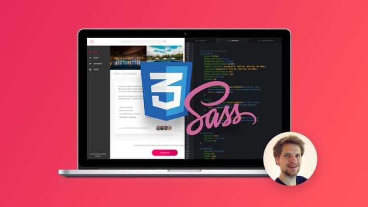 آموزش CSS و Sass پیشرفته: Flexbox، Grid، انیمیشن ها و موارد دیگر!