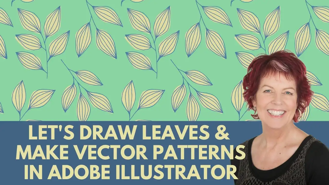 آموزش الگوهای برگ در ایلوستریتور - طراحی گرافیکی برای کلاس ناهار ™ - بردار کردن نقاشی ها به 3 روش