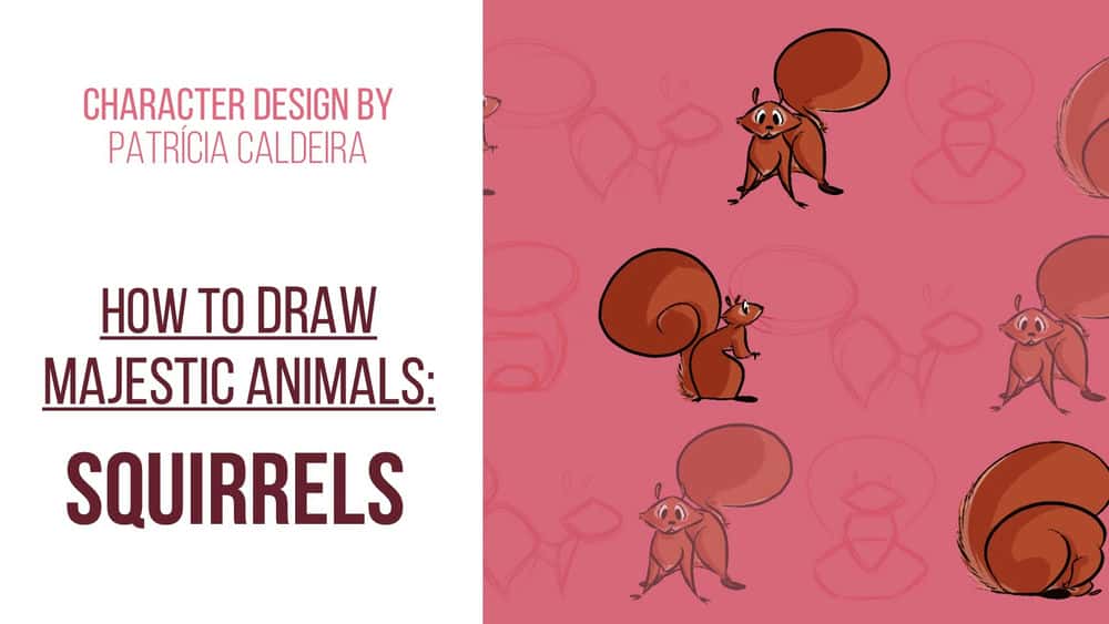 آموزش نقاشی حیوانات: چگونه یک سنجاب بکشیم
