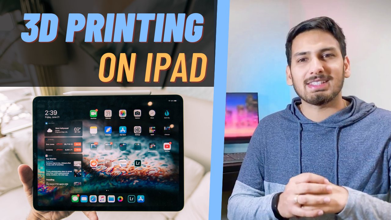 آموزش طراحی در iPad برای چاپ سه بعدی