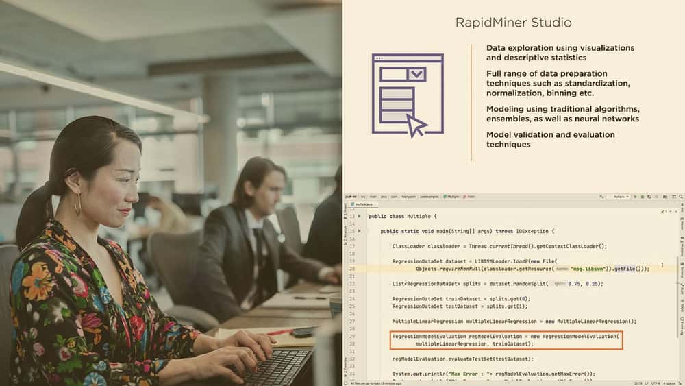 آموزش پیاده سازی گردش کار یادگیری ماشین با RapidMiner 