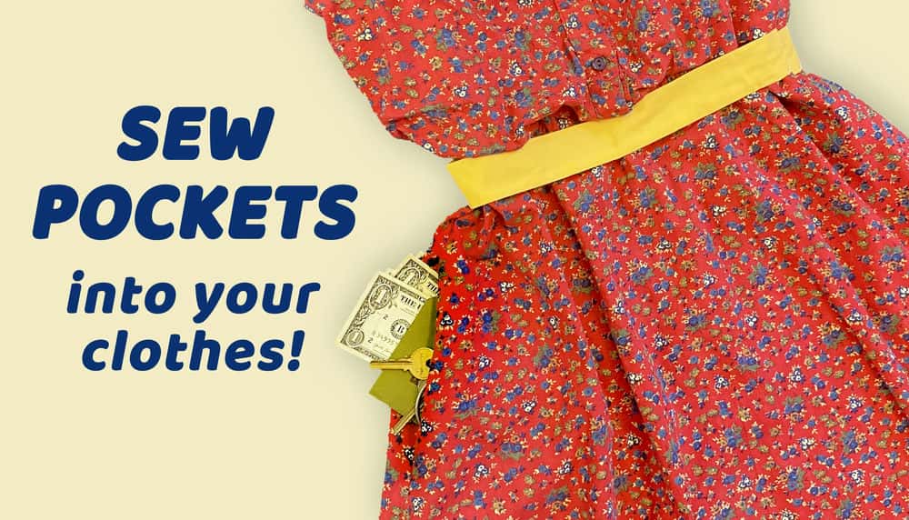 آموزش تغییرات خیاطی: جیب های مخفی را به لباس خود بدوزید!