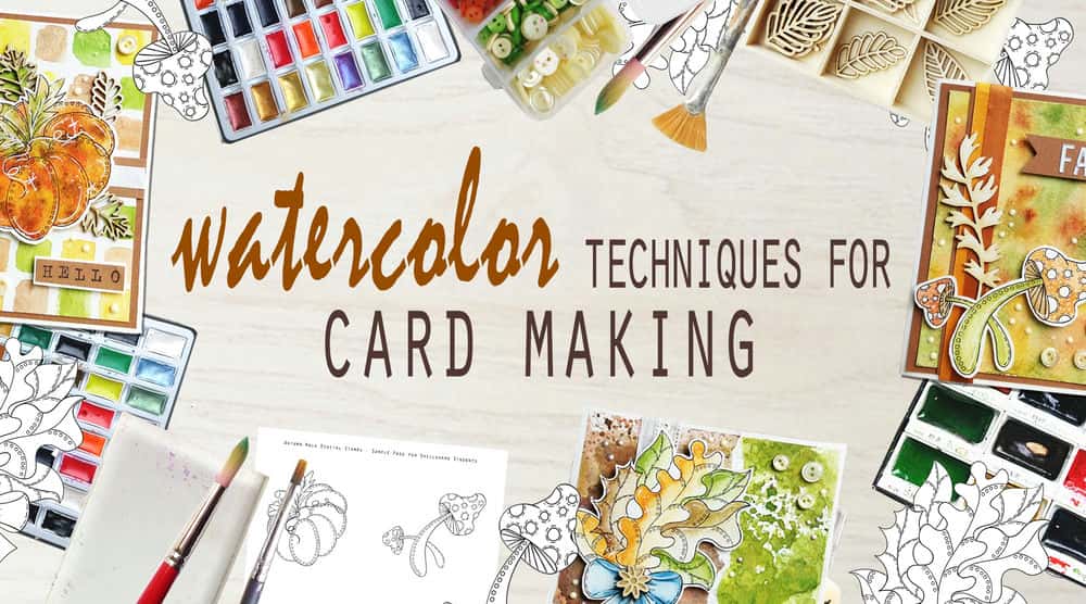 آموزش کارت تبریک پاییز را بسازید: تکنیک های آبرنگ برای ساخت کارت