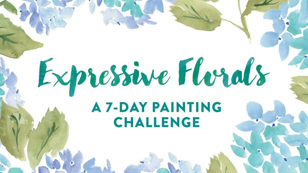 آموزش رنگ گل های رسا: یک چالش 7 روزه آبرنگ