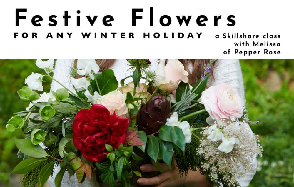 آموزش گل های جشن برای هر مناسبت زمستانی