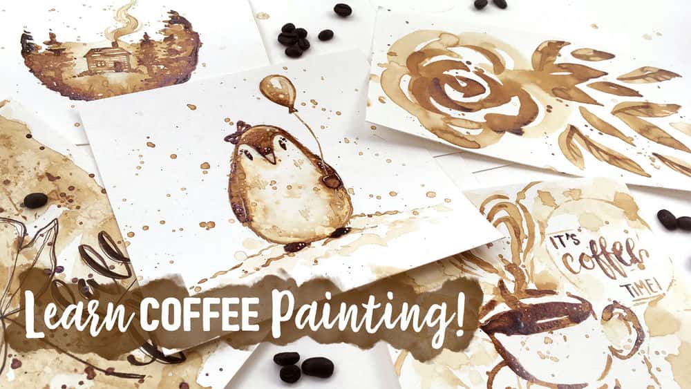 آموزش نقاشی قهوه فوری آسان! تکنیک های سرگرم کننده و تصاویر کوچک