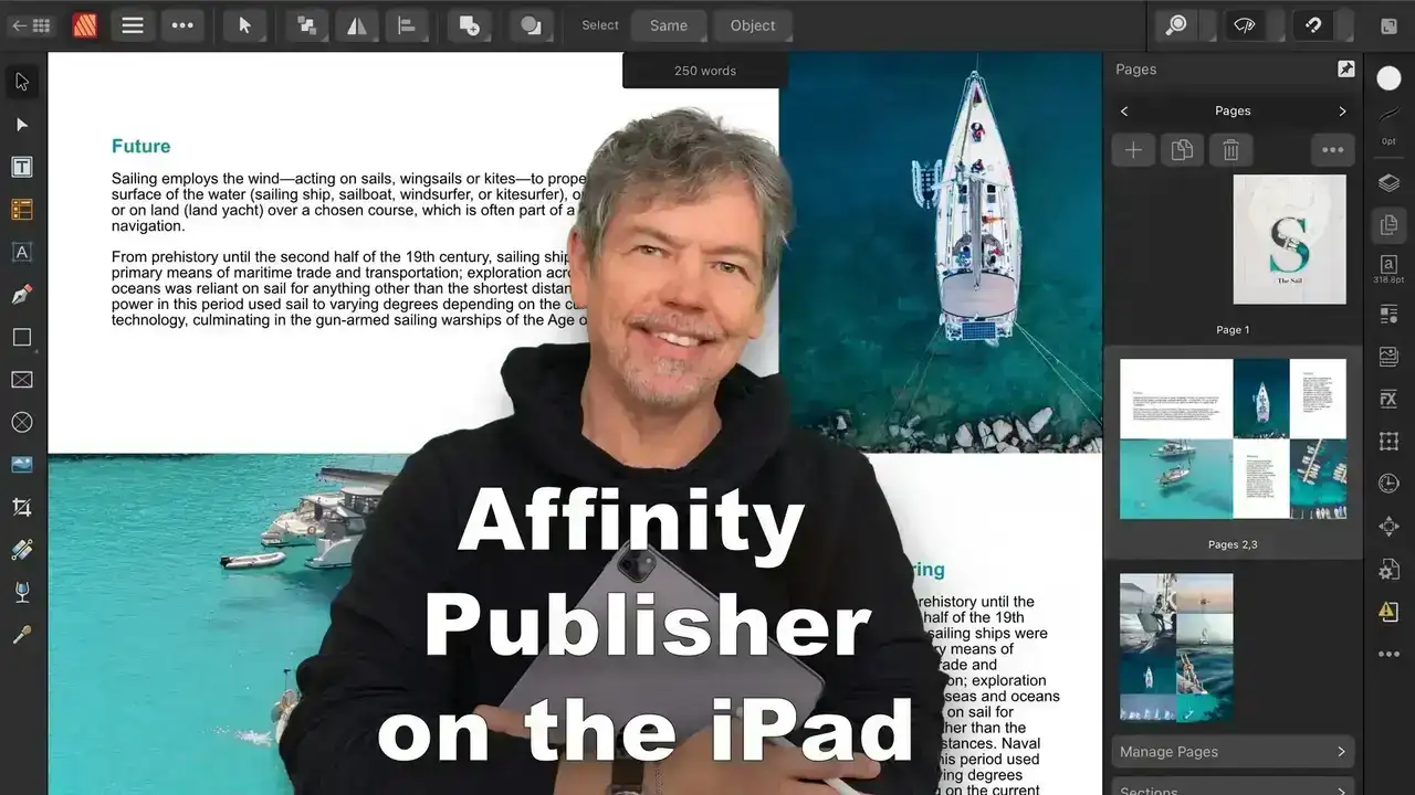 آموزش Essentials of Affinity Publisher در iPad نسخه 2