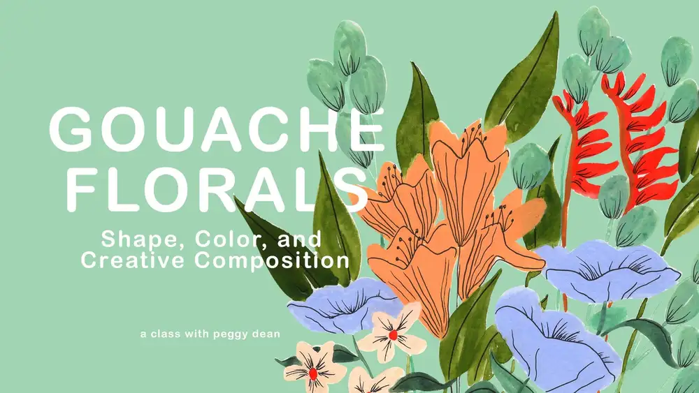 آموزش گل های گواش: شکل، رنگ و ترکیب خلاقانه را کاوش کنید