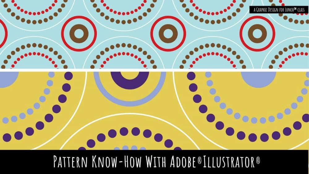 آموزش دانش الگو در Adobe Illustrator - طراحی گرافیکی برای کلاس ناهار