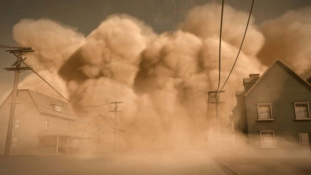آموزش شبیه سازی طوفان گرد و غبار بزرگ در مایا 