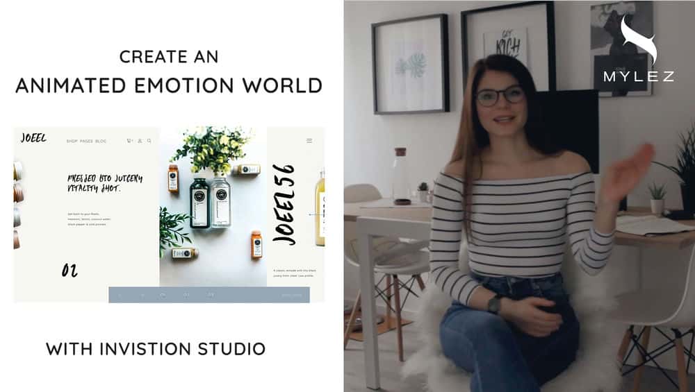 آموزش با Invision Studio یک دنیای احساسات متحرک ایجاد کنید
