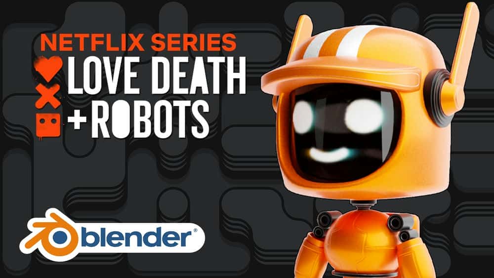 آموزش مدل سازی شخصیت ربات از Netflix Show با Blender 3D