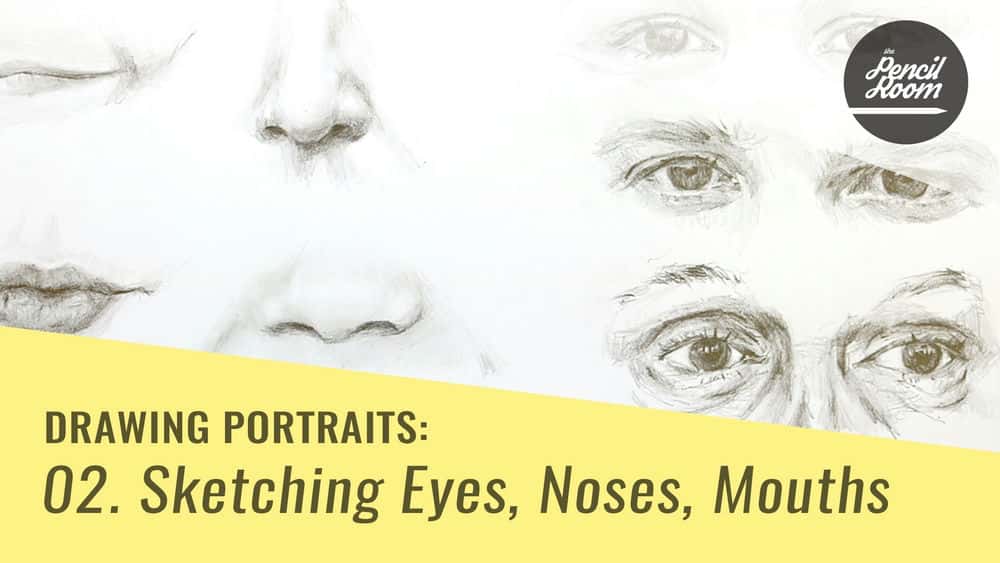 آموزش طراحی پرتره: ترسیم چشم، بینی، دهان