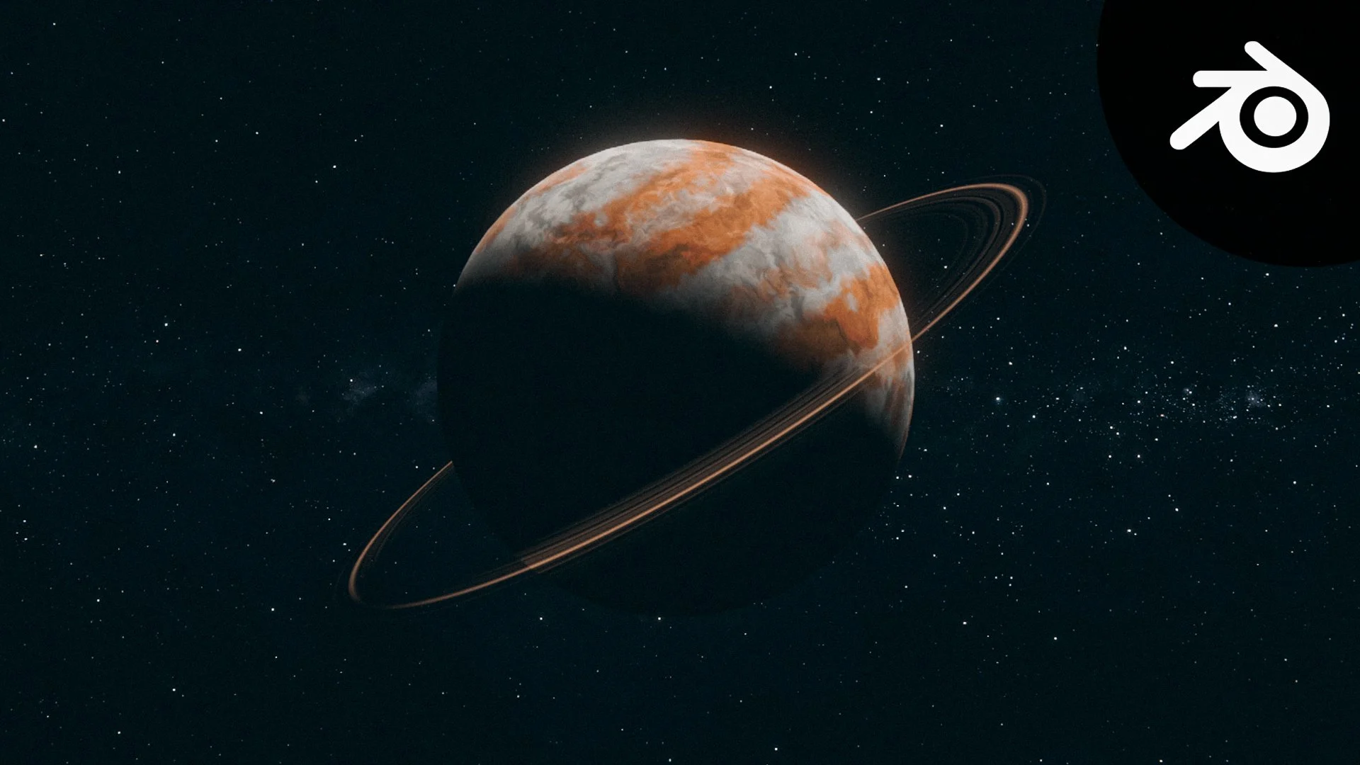 آموزش Blender Cosmos: سیارات گازی رویه ای با بلندر