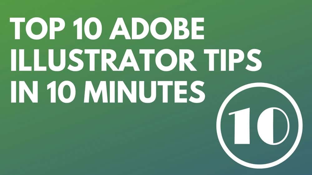 آموزش 10 در 10 - ده نکته برتر Adobe Illustrator در 10 دقیقه - طراحی گرافیکی برای کلاس ناهار™