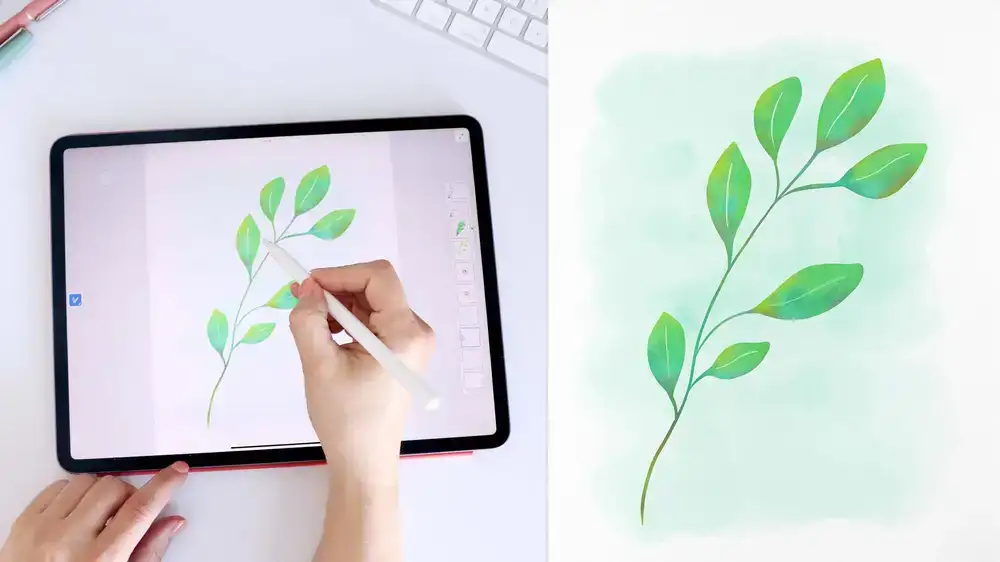 آموزش نقاشی آبرنگ های دیجیتال در Adobe Fresco