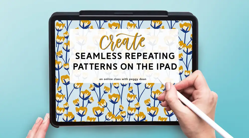 آموزش با استفاده از فقط Procreate یک الگوی تکراری در iPad ایجاد کنید