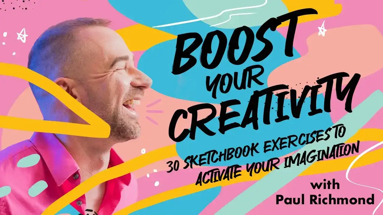 آموزش خلاقیت خود را تقویت کنید | 30 تمرین کتاب اسکچ برای فعال کردن تخیل شما