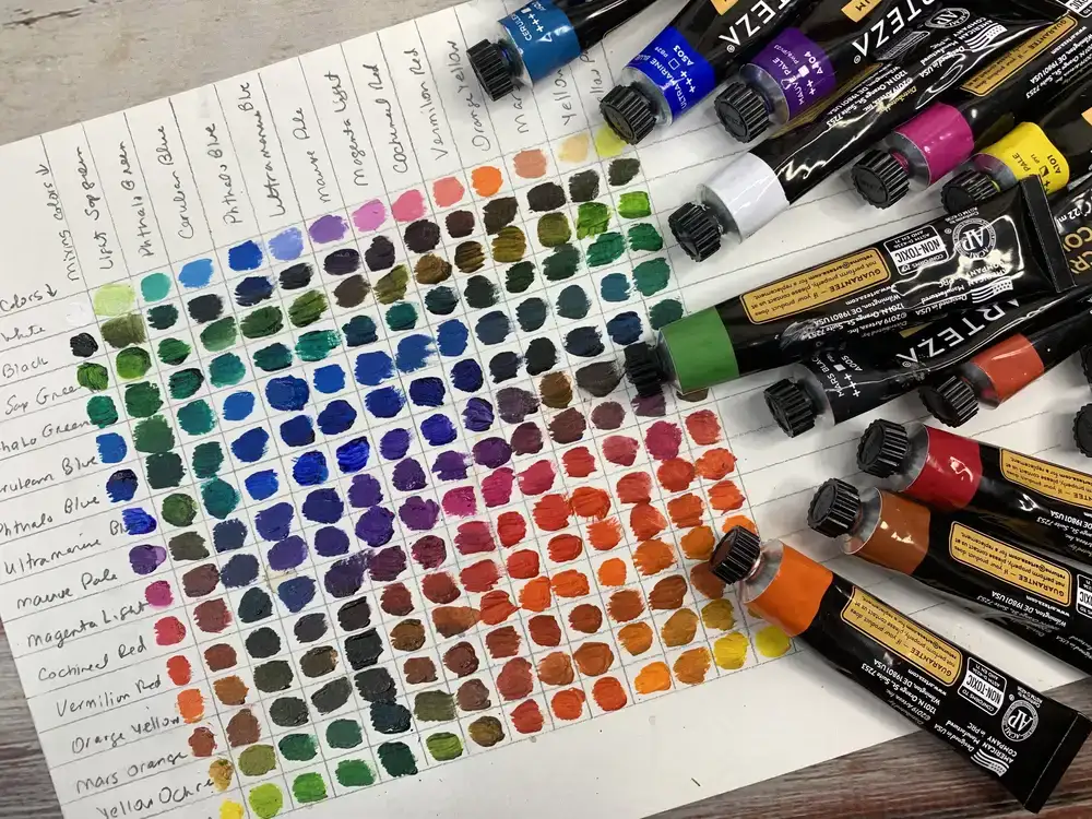آموزش یک داستان رنگ - راهنمای شما برای ترکیب و کاوش رنگ‌ها برای هنر