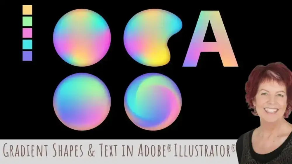 آموزش رنگین کمان گرادیان و جلوه‌های متن در Adobe Illustrator - طراحی گرافیکی برای کلاس ناهار