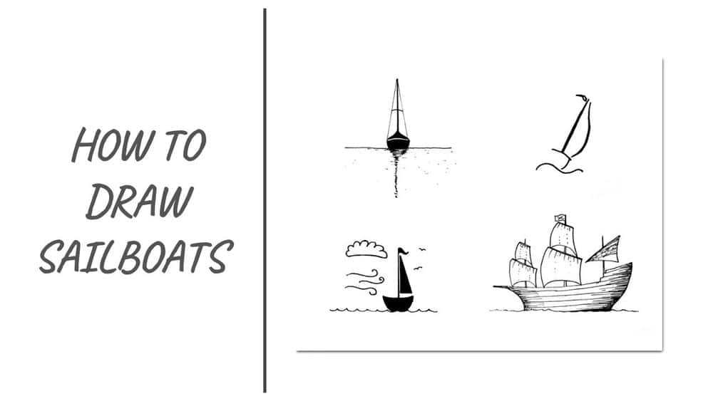 آموزش نحوه ترسیم قایق های بادبانی