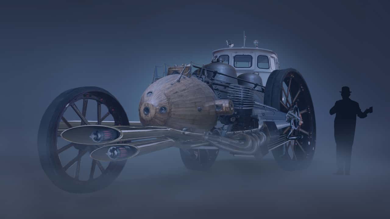 آموزش ایجاد یک وسیله نقلیه مفهومی Steampunk در فتوشاپ