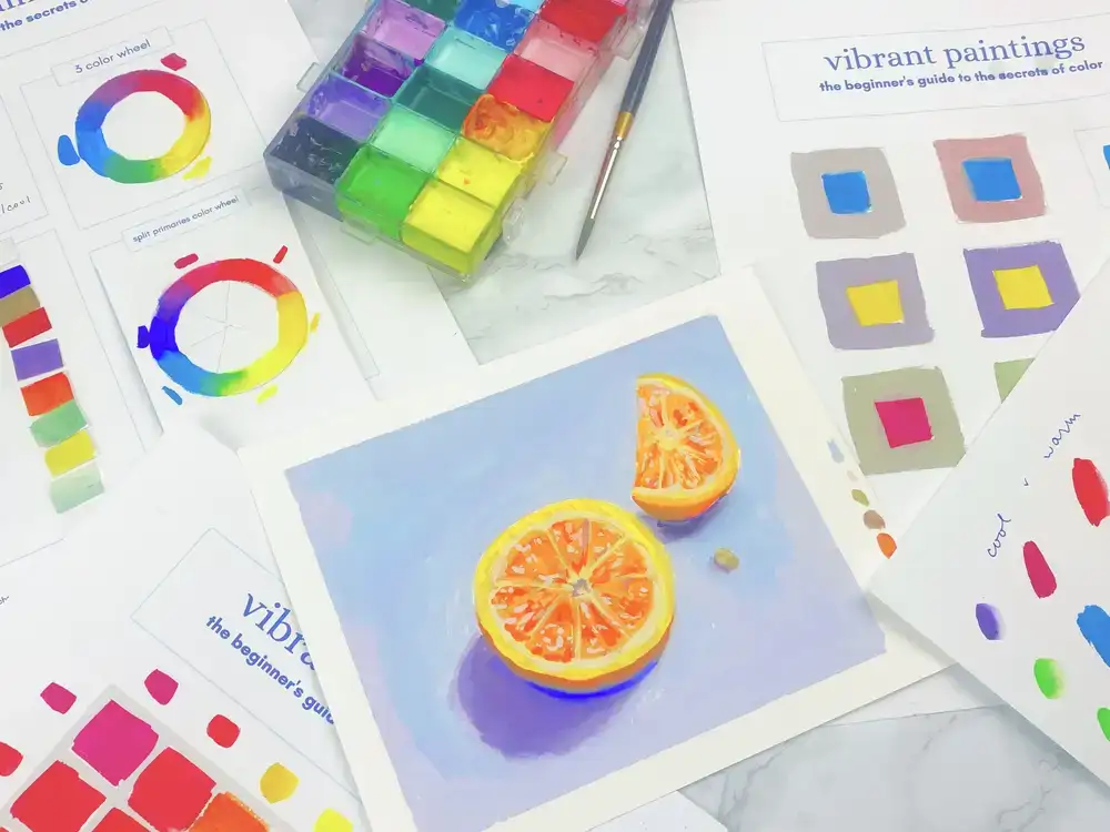 آموزش نقاشی های پر جنب و جوش | راهنمای مبتدیان برای اسرار رنگ