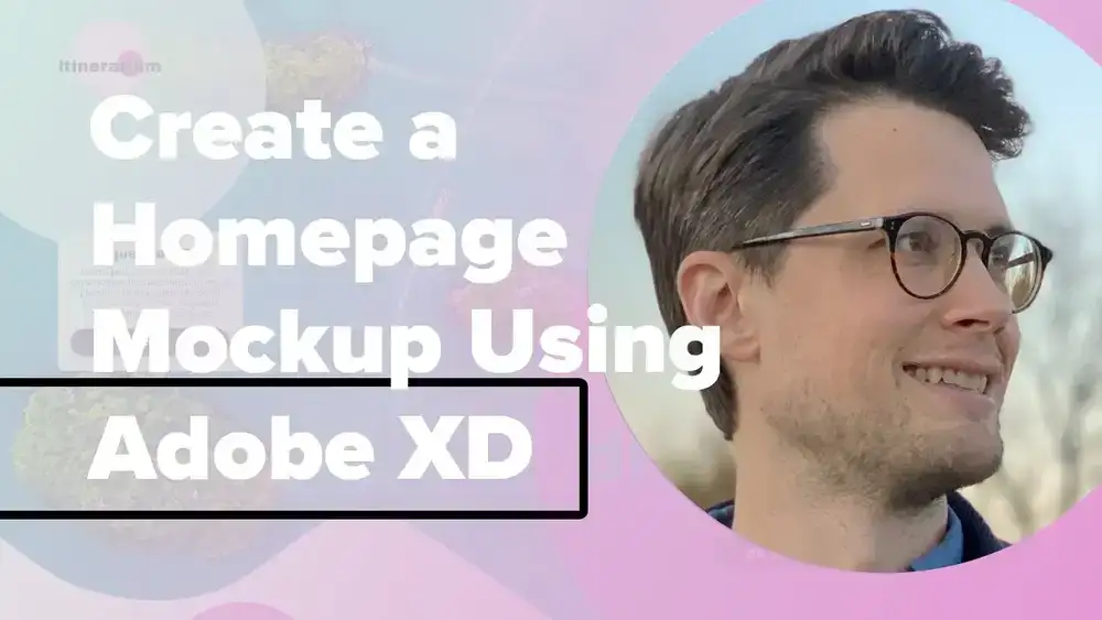 آموزش Mockup A Homepage با Adobe XD (نوامبر 2018)
