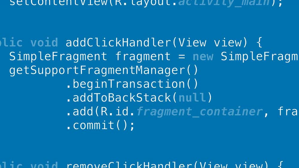 آموزش ساخت برنامه های اندروید انعطاف پذیر با API Fragment ها با جاوا 