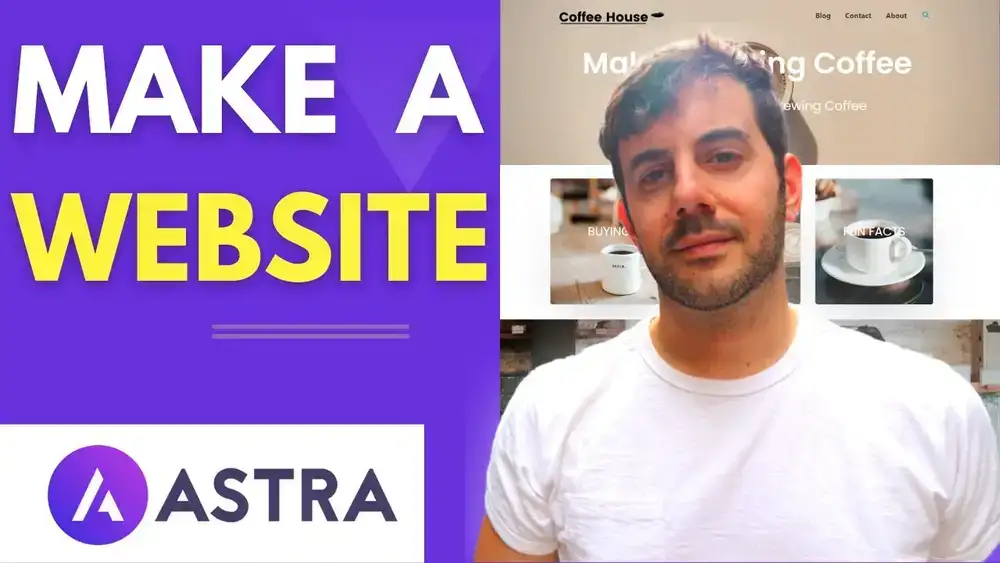 آموزش یک وب سایت با تم Astra بسازید!