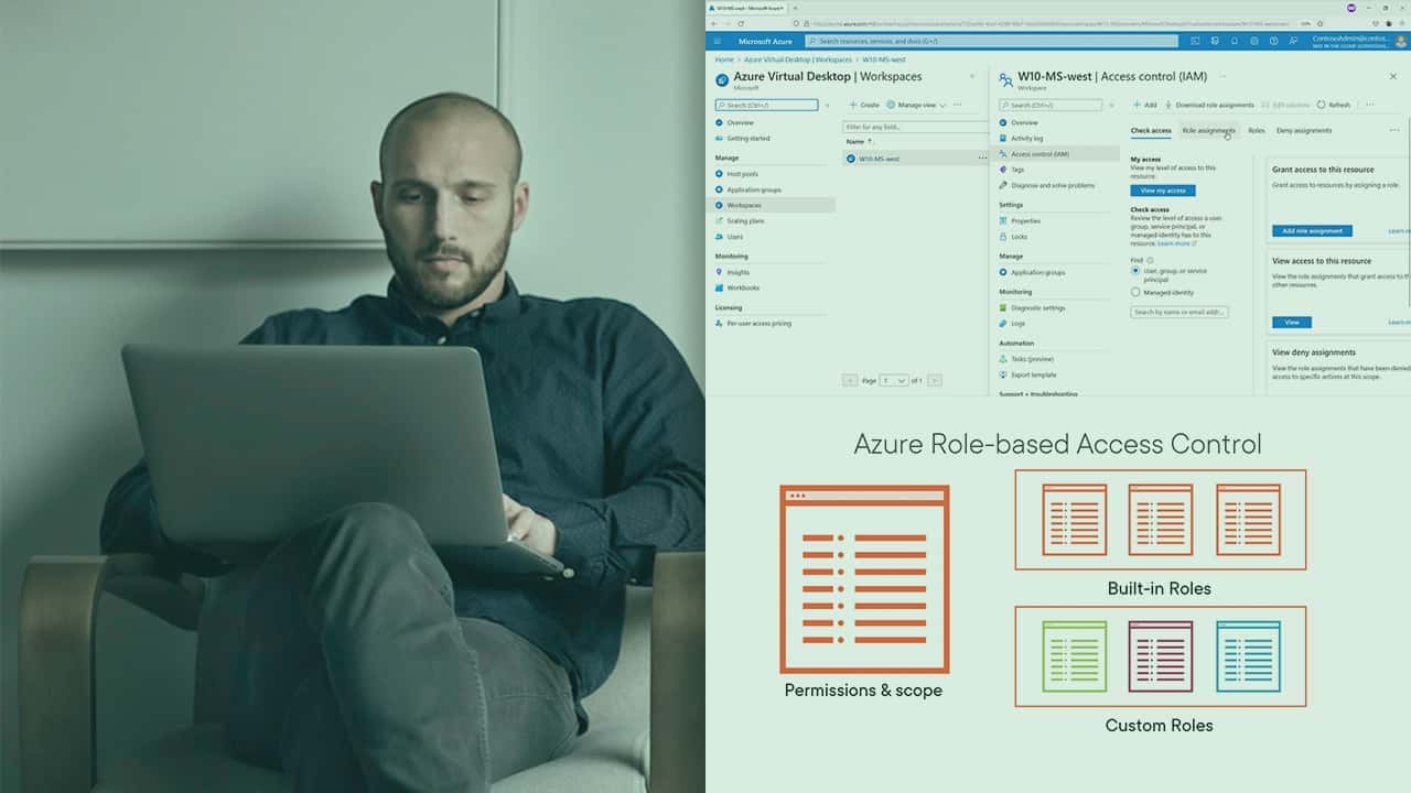 آموزش دسکتاپ مجازی Azure: هویت و امنیت را برنامه ریزی و پیاده سازی کنید