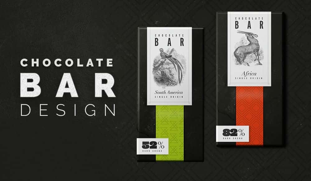 آموزش طراحی بسته بندی نوار شکلات - بسته بندی و طراحی گرافیکی