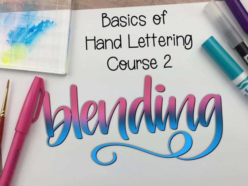 آموزش تکنیک های ترکیب با خودکار و آبرنگ - مبانی سری حروف دستی