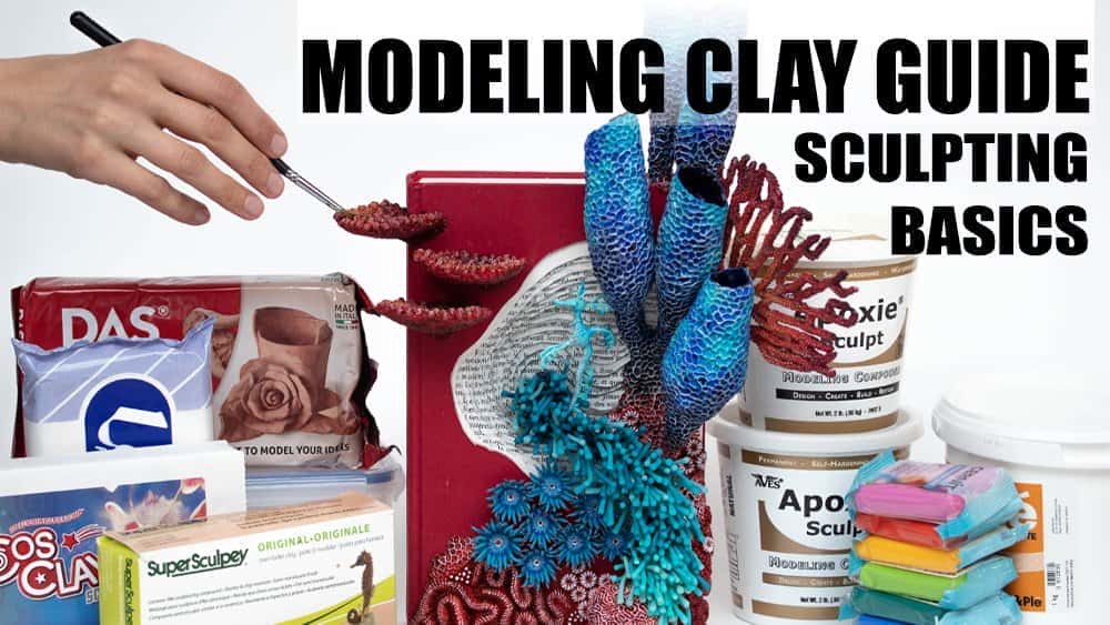 آموزش مبانی مجسمه سازی: مدل سازی خاک رس و مواد برای مجسمه های ترکیبی - راهنمای هنرمندان