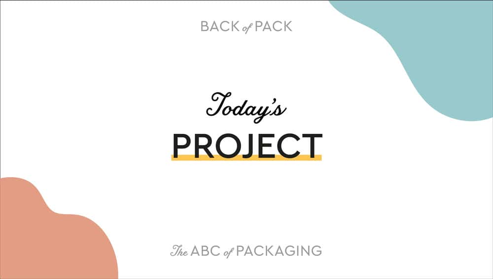 آموزش ABC of Packaging Design: Back of Pack