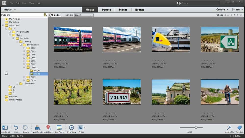 Photoshop Elements 11 آموزش: 1 وارد کردن و سازماندهی عکس ها 