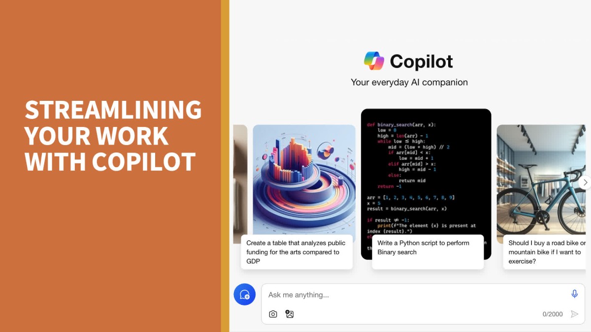 آموزش ساده کردن کار خود با Microsoft Copilot