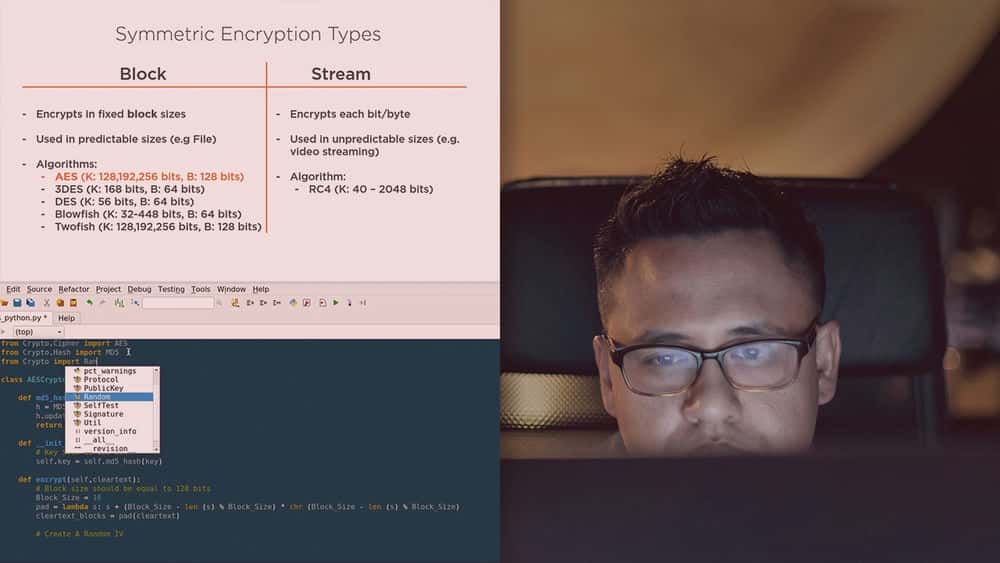آموزش رمزگذاری عملی و رمزنگاری با استفاده از پایتون 