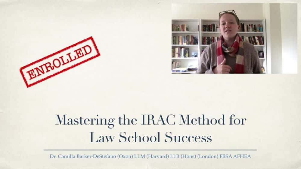 آموزش تسلط بر روش IRAC برای موفقیت در دانشکده حقوق