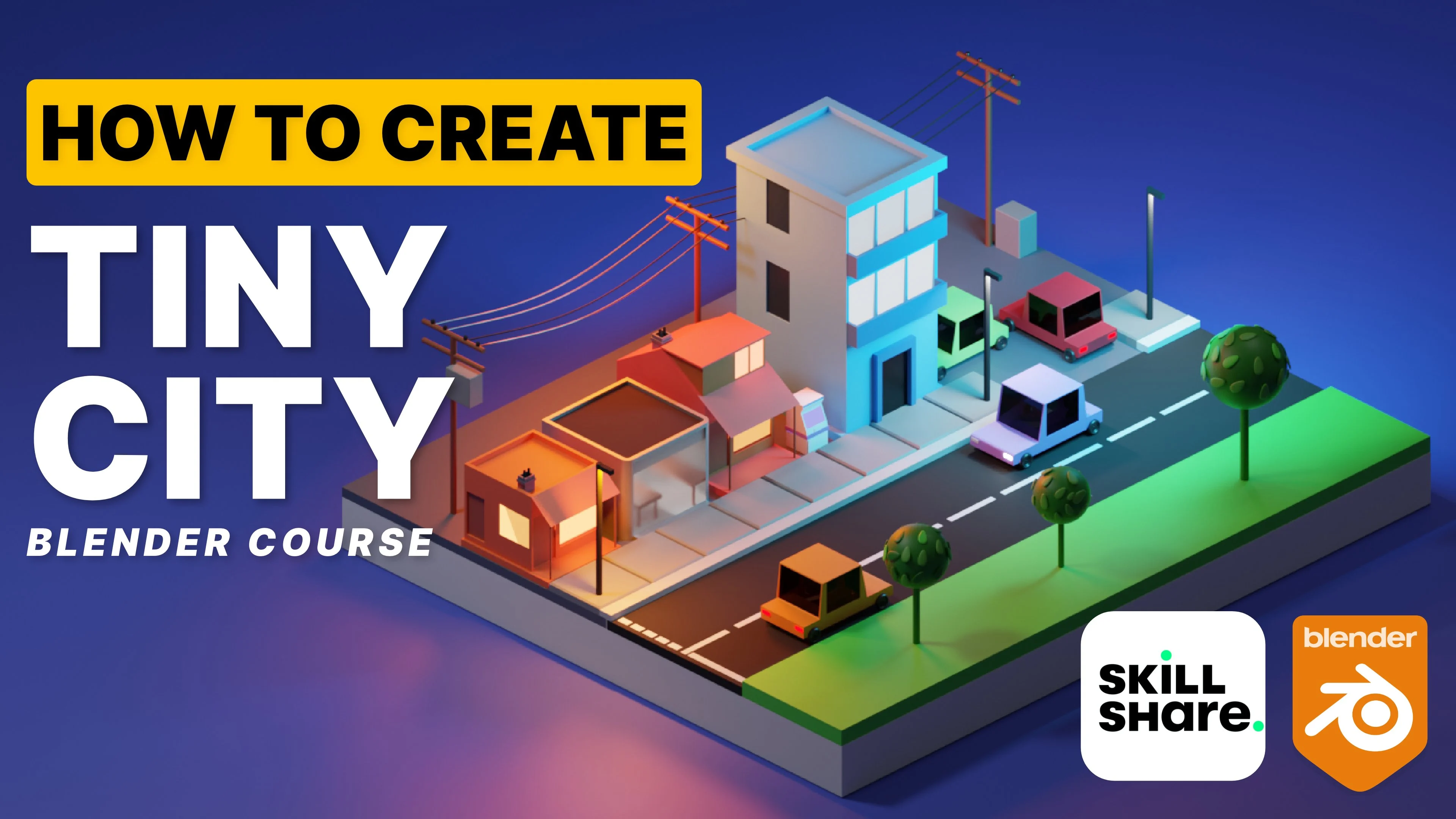 Blender 3D: آموزش ایجاد یک شهر کوچک