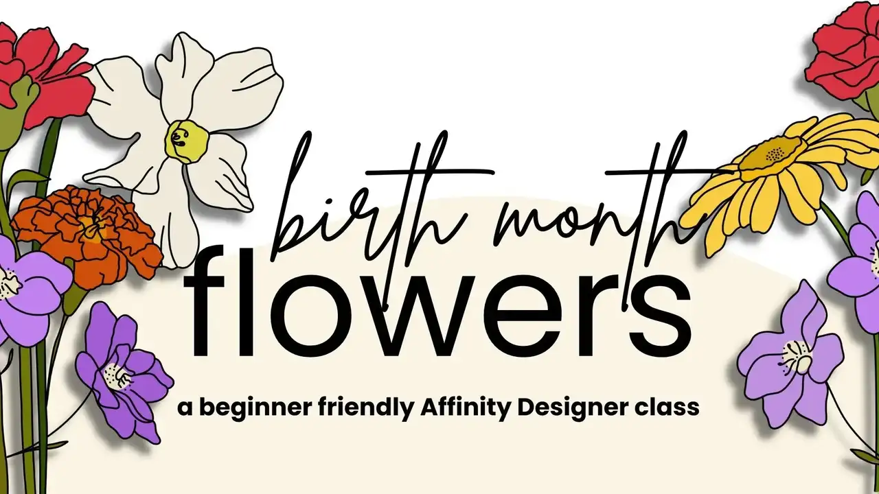 آموزش Affinity Designer 2 برای iPad: Birth Month Flowers