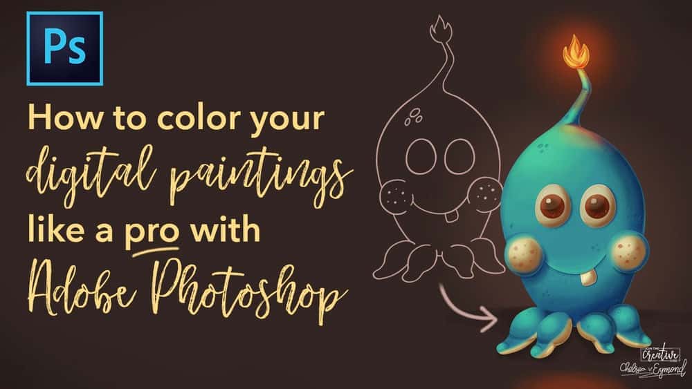 آموزش چگونه نقاشی های دیجیتال خود را مانند یک حرفه ای در Adobe Photoshop رنگ آمیزی کنیم