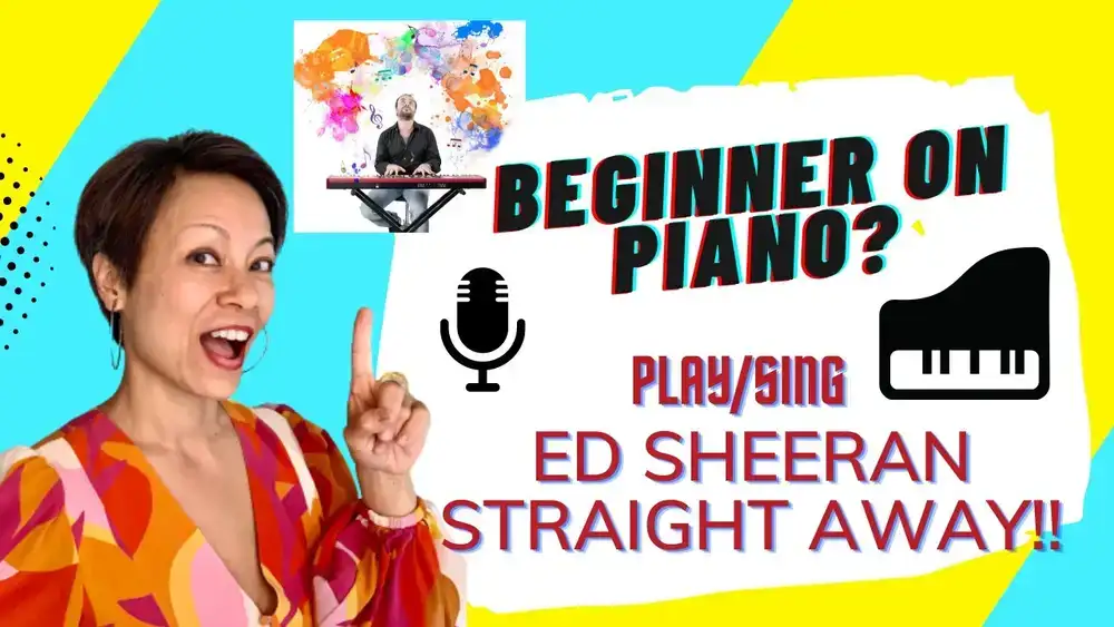 آموزش پیانوی آسان برای مبتدیان: چگونه بلافاصله اد شیران را بخوانیم و بنوازیم!!