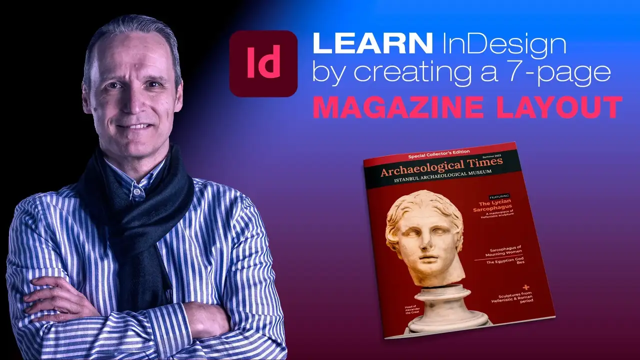آموزش Adobe InDesign را با ایجاد یک طرح بندی مجله بیاموزید