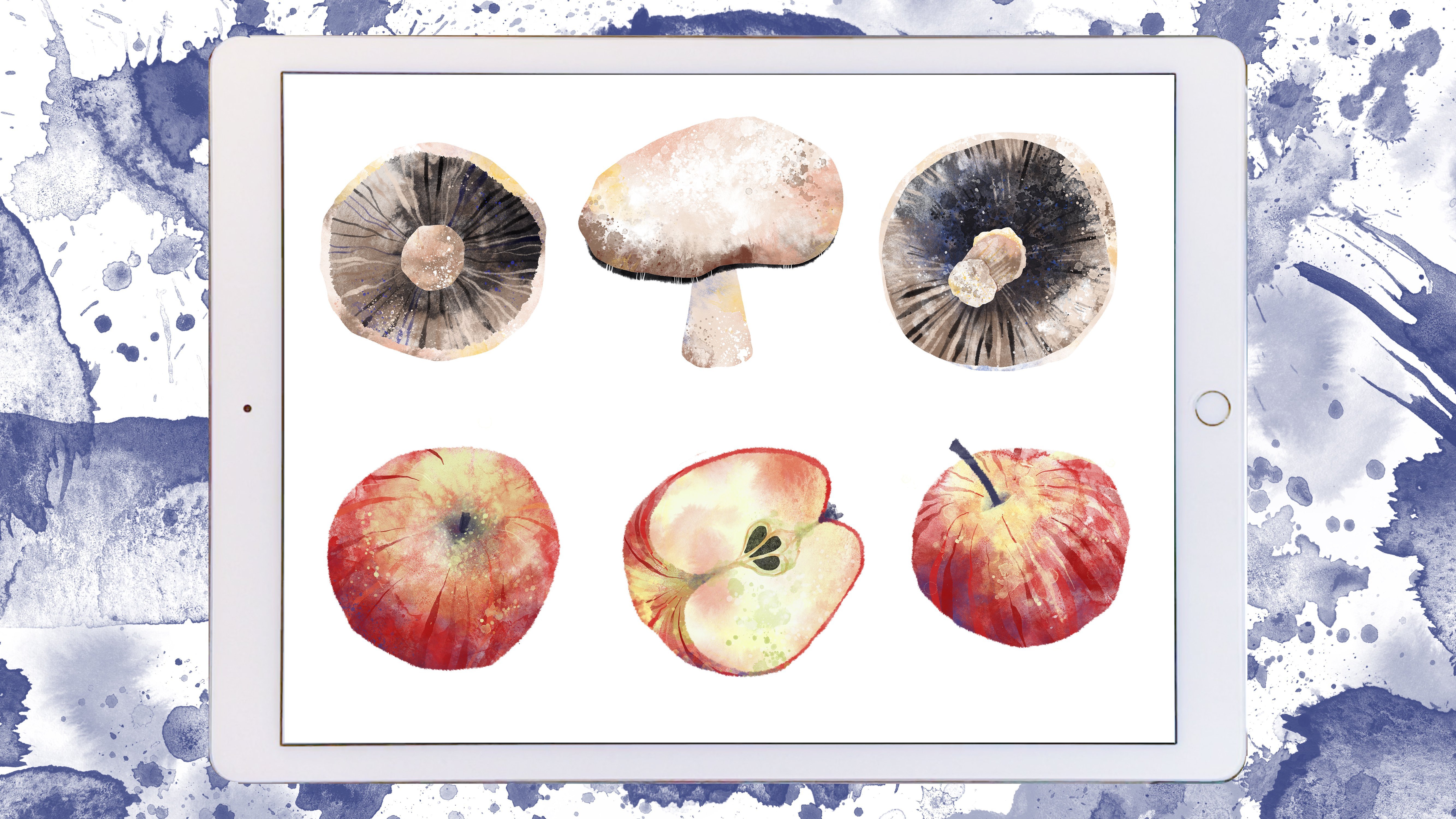 آموزش iPad Art: ساخت و استفاده از برس های آبرنگ در Procreate