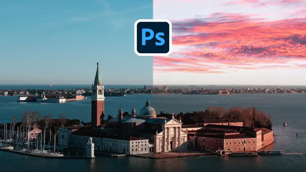 آموزش Adobe Photoshop CC 2021: نحوه جایگزینی آسمان در هر تصویر