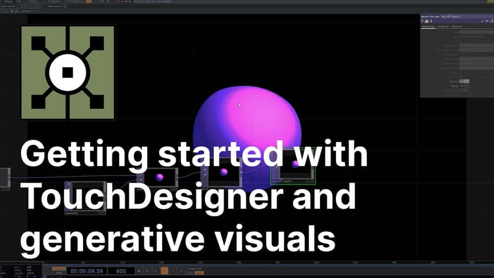 آموزش شروع کار با TouchDesigner و تصاویری مولد