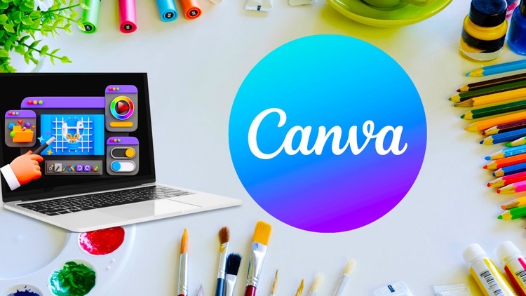 آموزش Canva for Graphics Design و Masterclass Editing Video