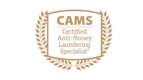 آموزش آزمون های تخصصی ضد پول شویی تایید شده CAMS 